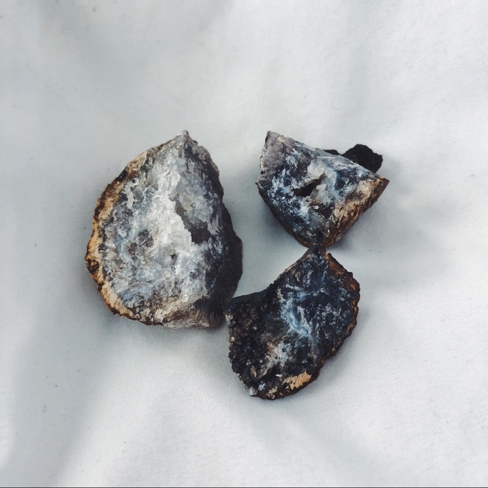 Unique Smokey Quartz geode ( small )